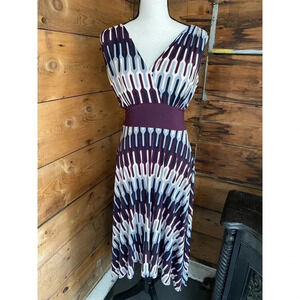 Vintage Wet Seal Dress Women’s S/M Geometric Asymmetrical Hem Y2k Pull On